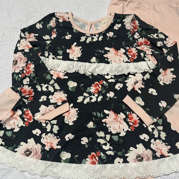 NWT Eliza Cate Winter Floral Playset Size 4T - Picture 3 of 8